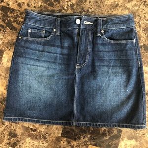 Gap denim mini skirt